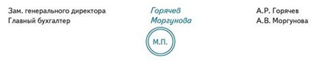 Реквизит «Печать» на документе по правилам из Методических рекомендаций