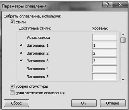 Полезные функции MS Word